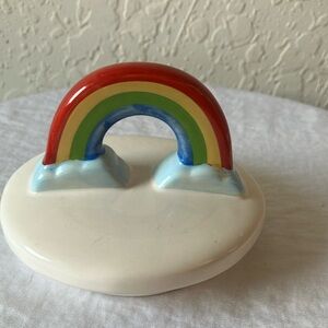 Rae Dunn: Rainbow Ceramic Topper- Mugs/Cups